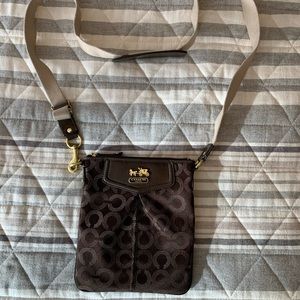 Coach, brand new crossbody bag.  Coach signature